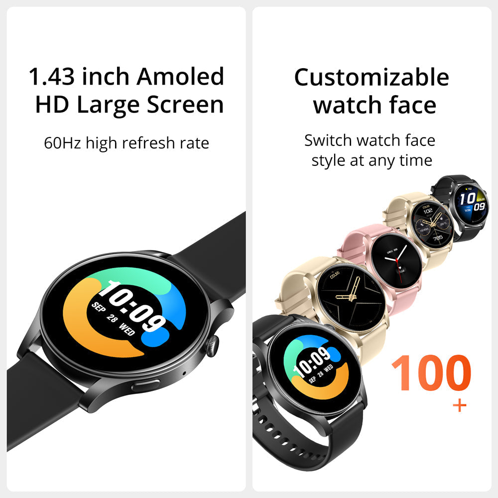 Colmi V73 nutikell suure AMOLED-ekraani ja kohandatavate taustapiltidega
